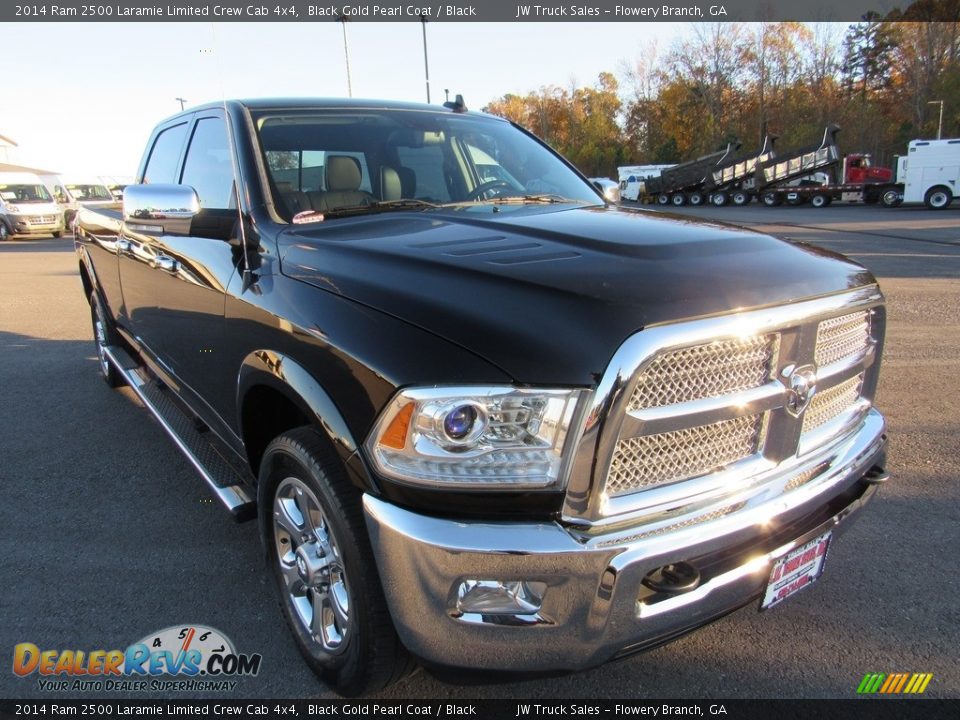 2014 Ram 2500 Laramie Limited Crew Cab 4x4 Black Gold Pearl Coat / Black Photo #7