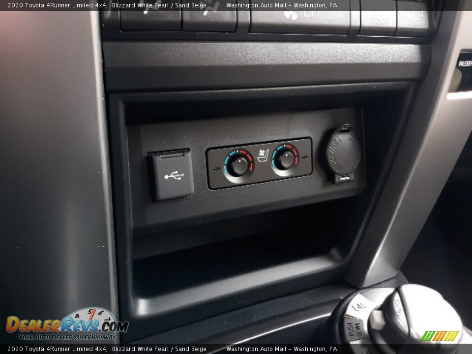 2020 Toyota 4Runner Limited 4x4 Blizzard White Pearl / Sand Beige Photo #16