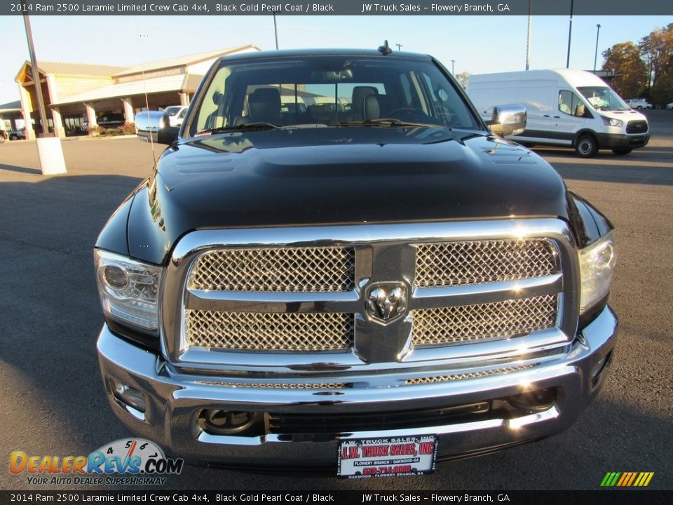 2014 Ram 2500 Laramie Limited Crew Cab 4x4 Black Gold Pearl Coat / Black Photo #8