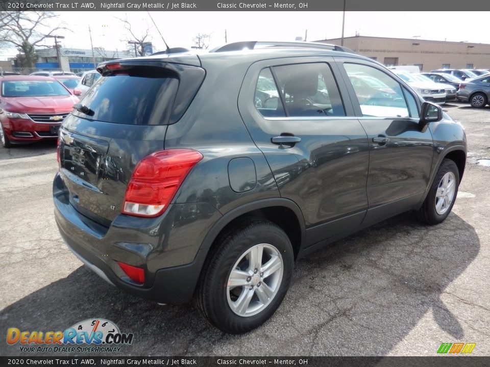 2020 Chevrolet Trax LT AWD Nightfall Gray Metallic / Jet Black Photo #4