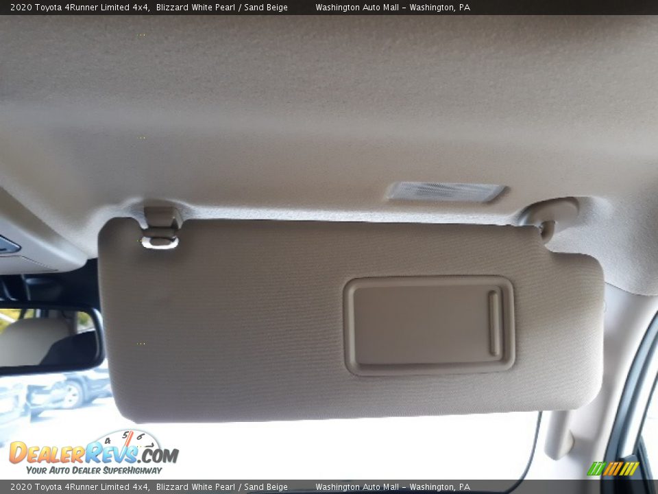 2020 Toyota 4Runner Limited 4x4 Blizzard White Pearl / Sand Beige Photo #25