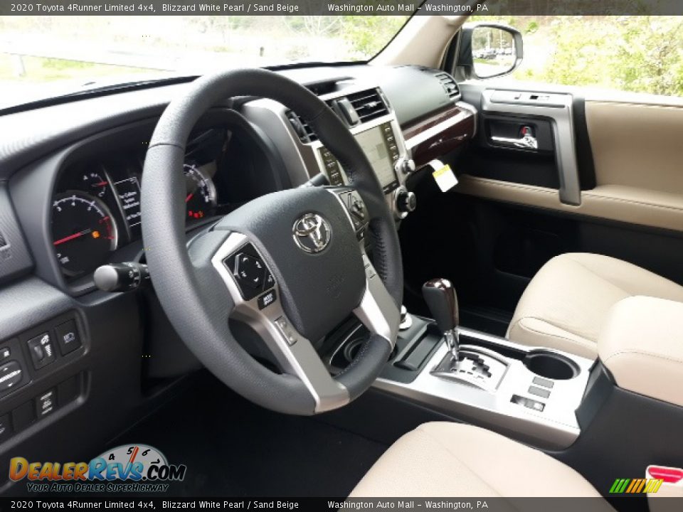 2020 Toyota 4Runner Limited 4x4 Blizzard White Pearl / Sand Beige Photo #26