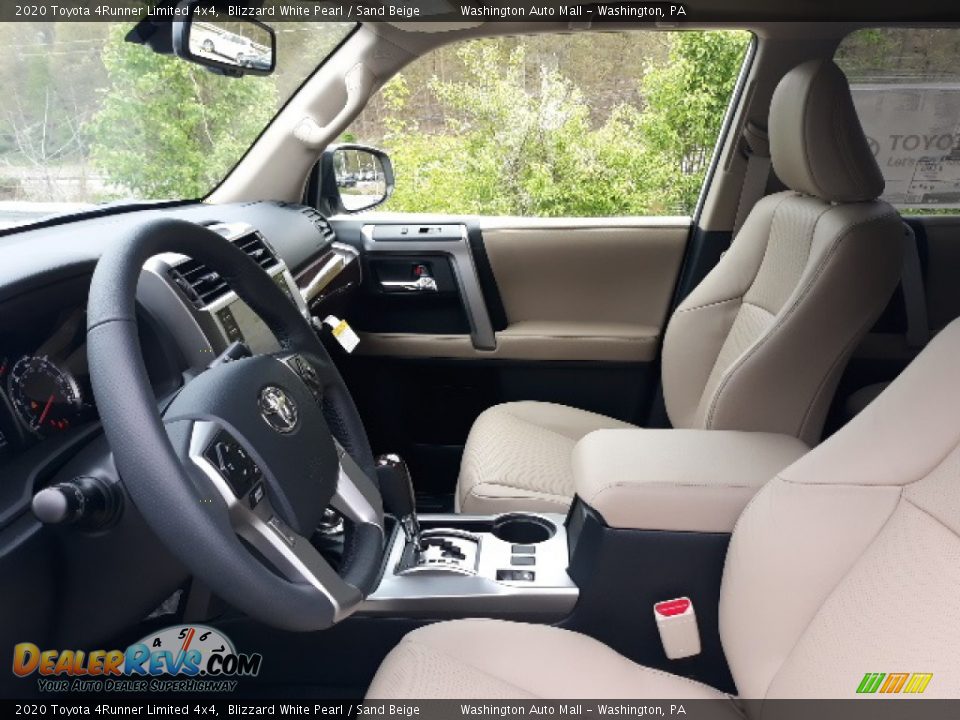 2020 Toyota 4Runner Limited 4x4 Blizzard White Pearl / Sand Beige Photo #27