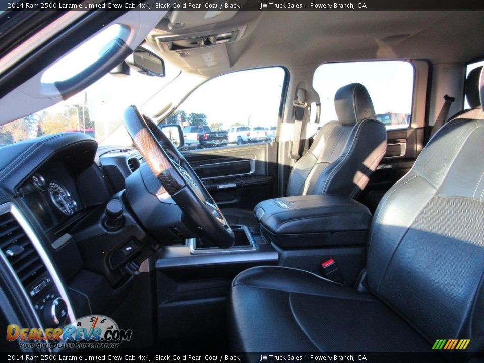 2014 Ram 2500 Laramie Limited Crew Cab 4x4 Black Gold Pearl Coat / Black Photo #17