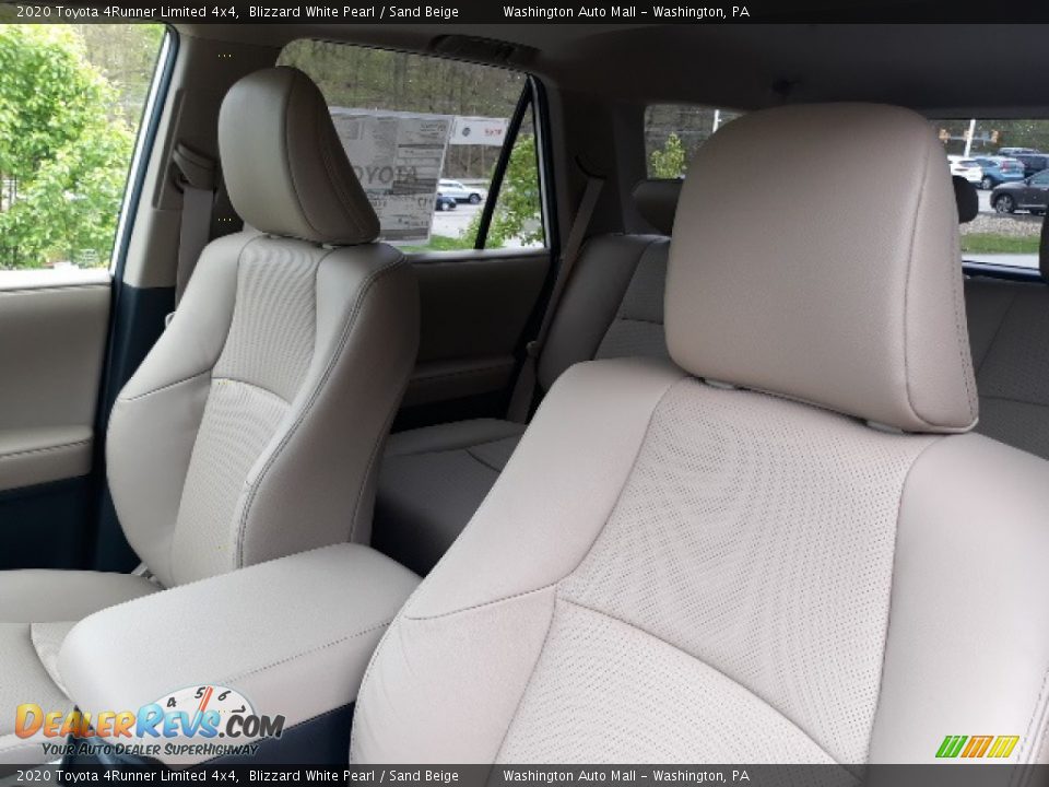2020 Toyota 4Runner Limited 4x4 Blizzard White Pearl / Sand Beige Photo #28