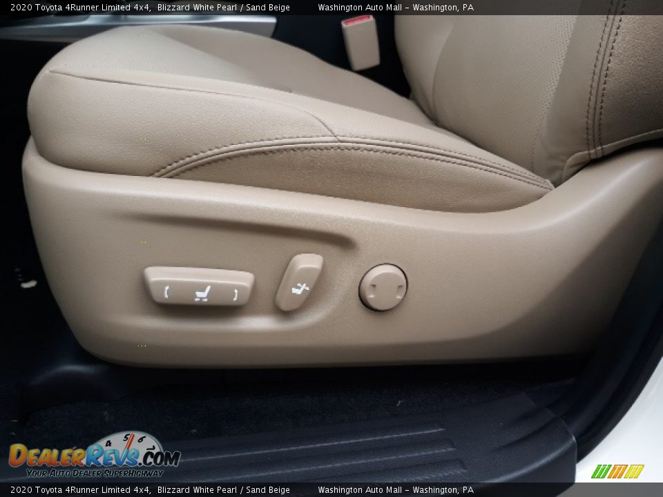 2020 Toyota 4Runner Limited 4x4 Blizzard White Pearl / Sand Beige Photo #29