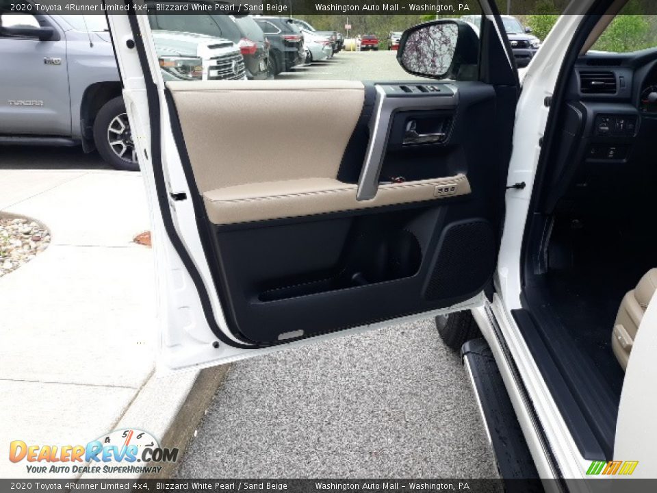 2020 Toyota 4Runner Limited 4x4 Blizzard White Pearl / Sand Beige Photo #31