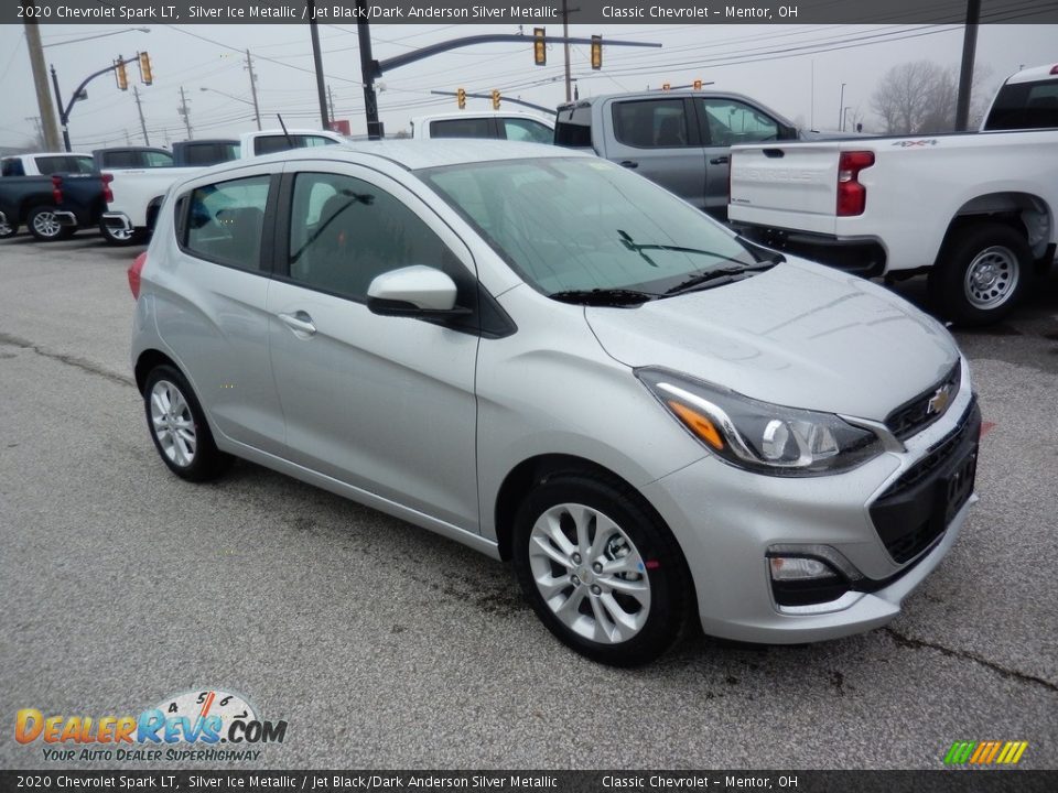 2020 Chevrolet Spark LT Silver Ice Metallic / Jet Black/Dark Anderson Silver Metallic Photo #3