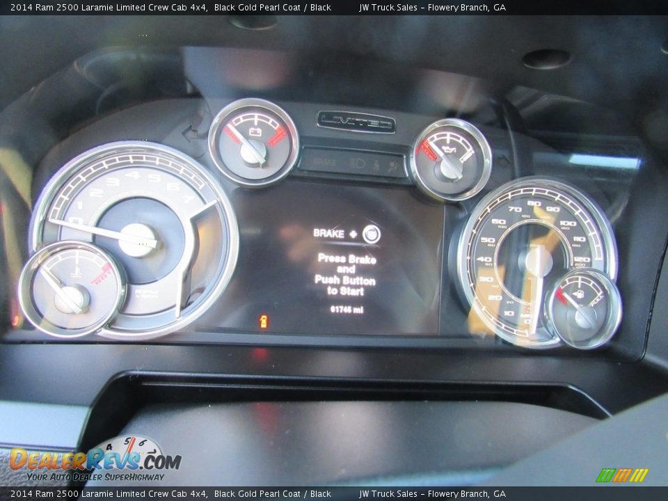 2014 Ram 2500 Laramie Limited Crew Cab 4x4 Gauges Photo #22