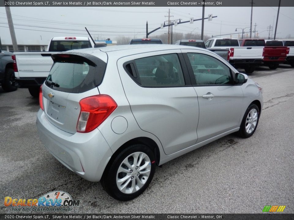 2020 Chevrolet Spark LT Silver Ice Metallic / Jet Black/Dark Anderson Silver Metallic Photo #4