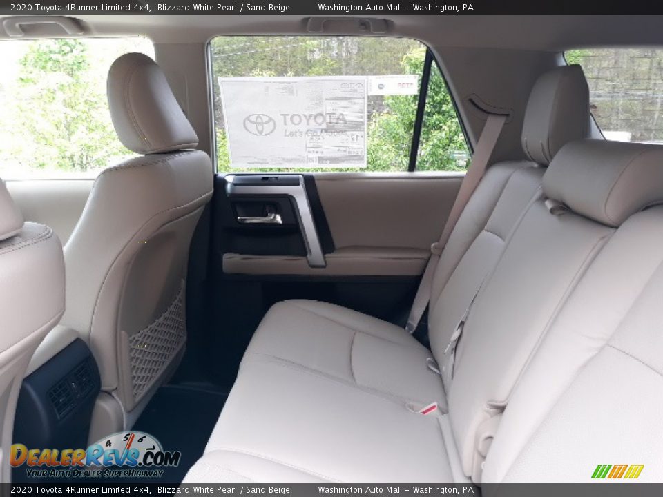 2020 Toyota 4Runner Limited 4x4 Blizzard White Pearl / Sand Beige Photo #34