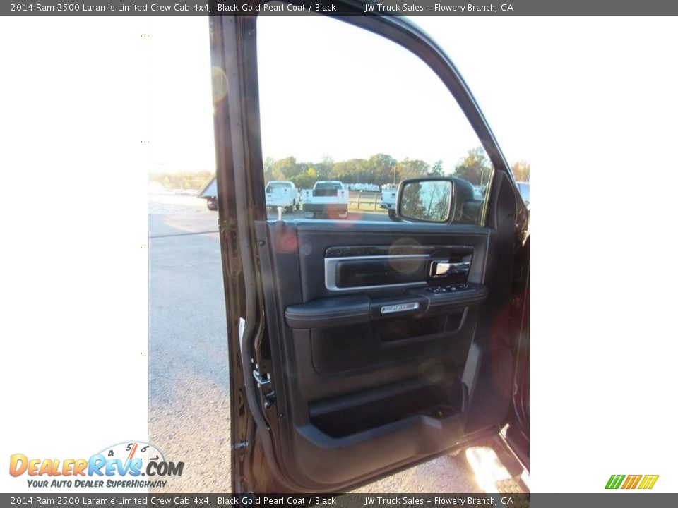 2014 Ram 2500 Laramie Limited Crew Cab 4x4 Black Gold Pearl Coat / Black Photo #23