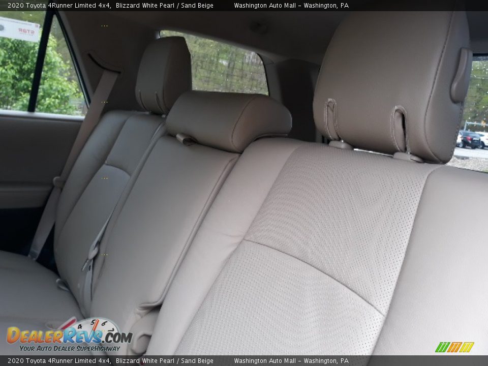 2020 Toyota 4Runner Limited 4x4 Blizzard White Pearl / Sand Beige Photo #35