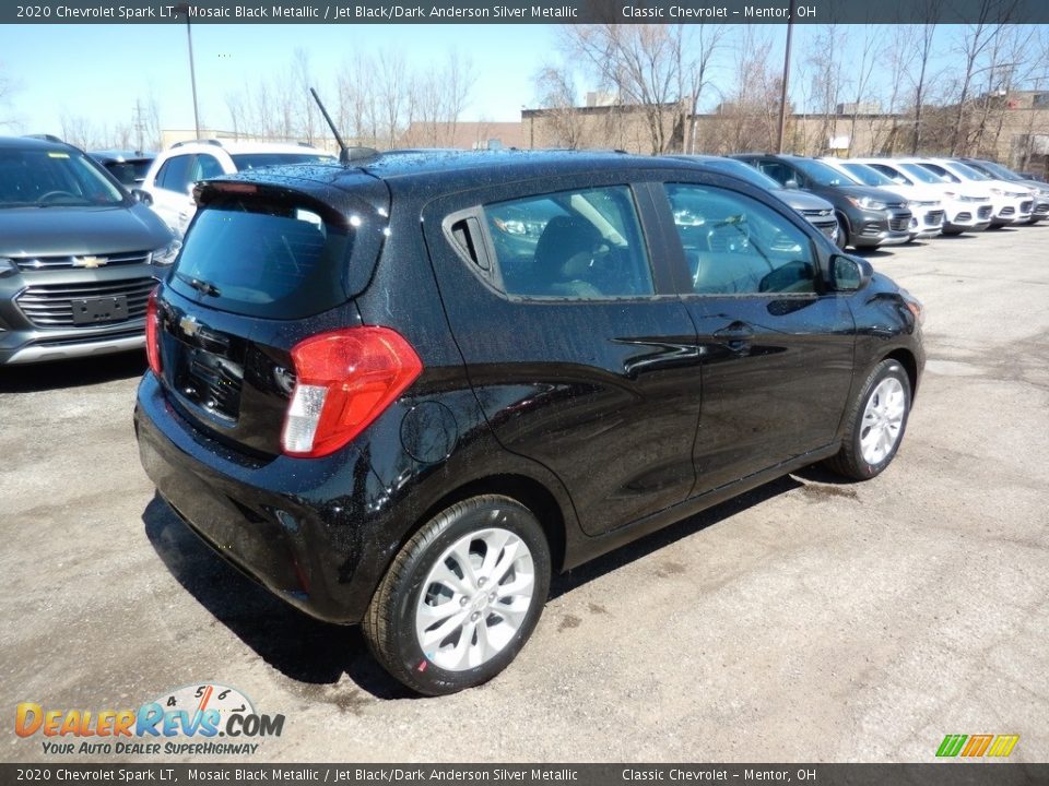 2020 Chevrolet Spark LT Mosaic Black Metallic / Jet Black/Dark Anderson Silver Metallic Photo #4