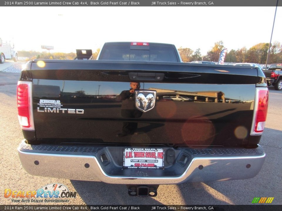 2014 Ram 2500 Laramie Limited Crew Cab 4x4 Black Gold Pearl Coat / Black Photo #33