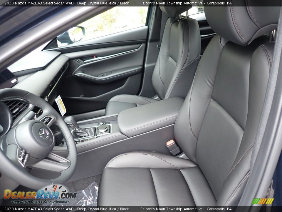 2020 Mazda MAZDA3 Select Sedan AWD Deep Crystal Blue Mica / Black Photo #11