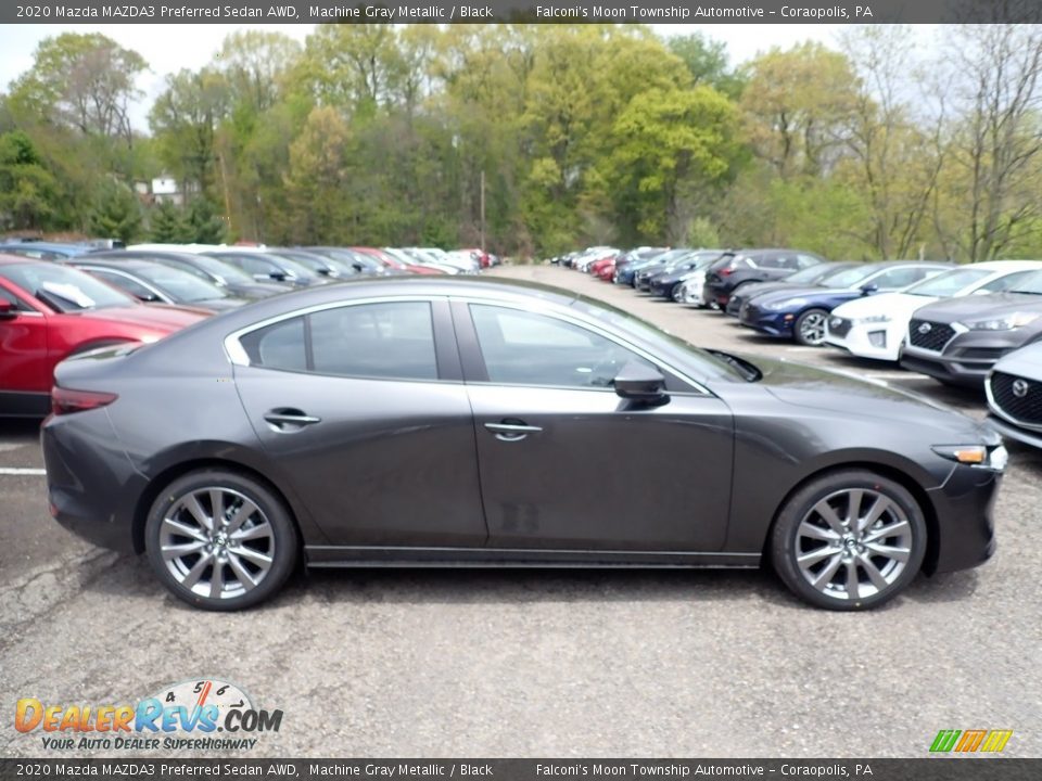 2020 Mazda MAZDA3 Preferred Sedan AWD Machine Gray Metallic / Black Photo #1