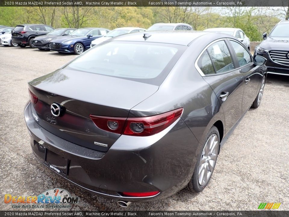 2020 Mazda MAZDA3 Preferred Sedan AWD Machine Gray Metallic / Black Photo #2