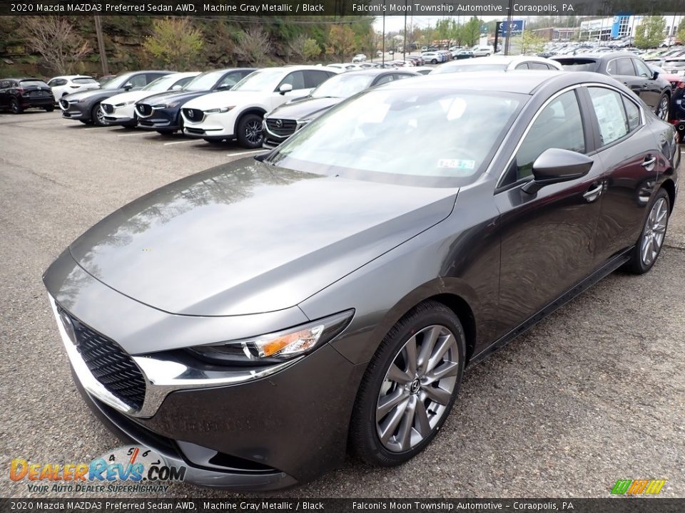 Machine Gray Metallic 2020 Mazda MAZDA3 Preferred Sedan AWD Photo #5