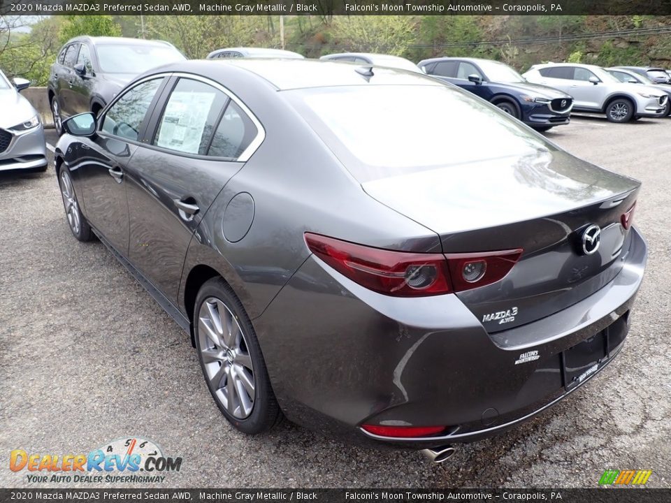 2020 Mazda MAZDA3 Preferred Sedan AWD Machine Gray Metallic / Black Photo #6