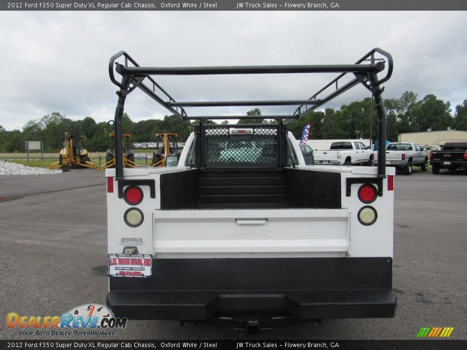 2012 Ford F350 Super Duty XL Regular Cab Chassis Oxford White / Steel Photo #11