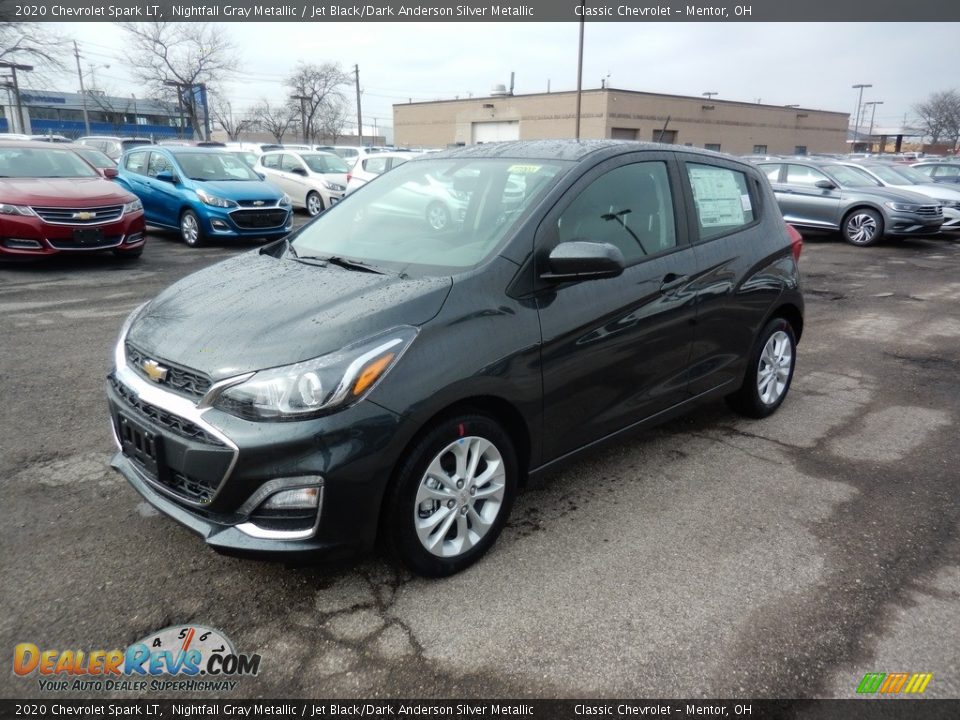 2020 Chevrolet Spark LT Nightfall Gray Metallic / Jet Black/Dark Anderson Silver Metallic Photo #1