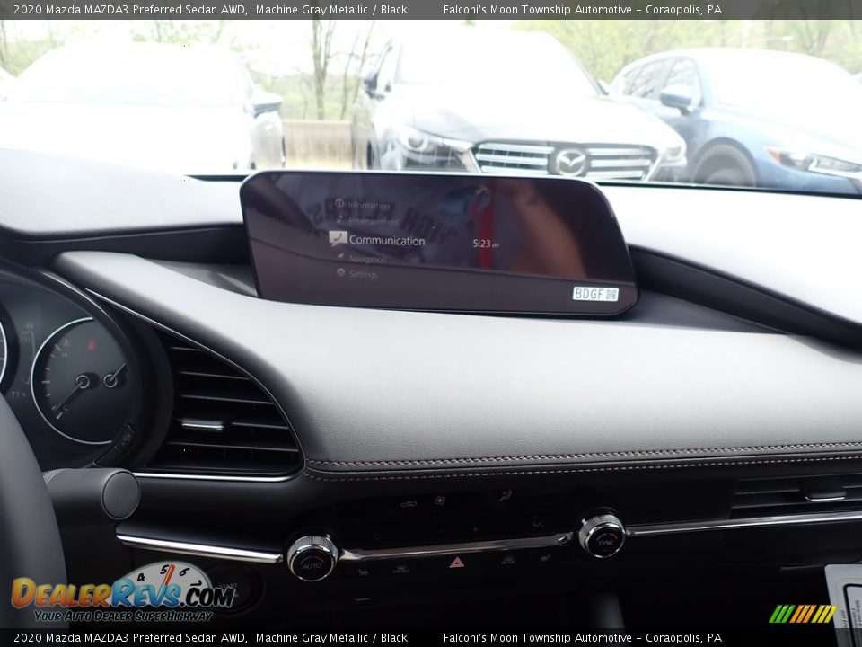 2020 Mazda MAZDA3 Preferred Sedan AWD Machine Gray Metallic / Black Photo #12