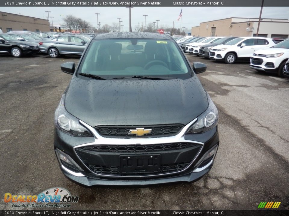 2020 Chevrolet Spark LT Nightfall Gray Metallic / Jet Black/Dark Anderson Silver Metallic Photo #2