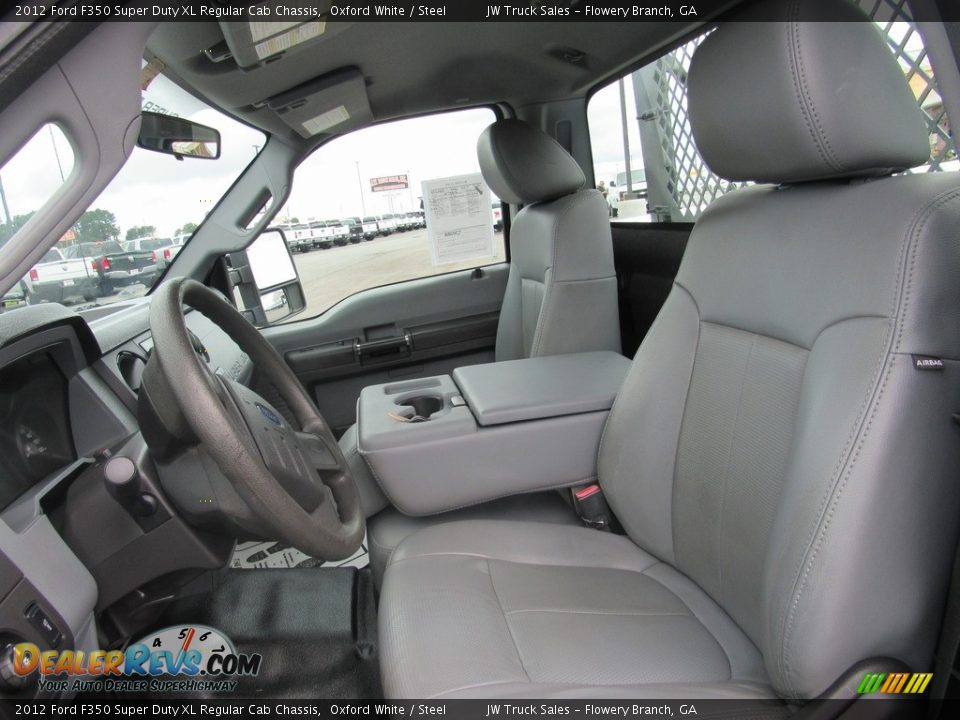 Front Seat of 2012 Ford F350 Super Duty XL Regular Cab Chassis Photo #18