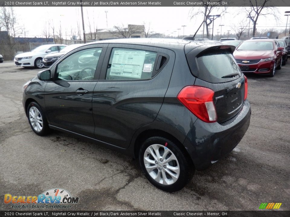 2020 Chevrolet Spark LT Nightfall Gray Metallic / Jet Black/Dark Anderson Silver Metallic Photo #5