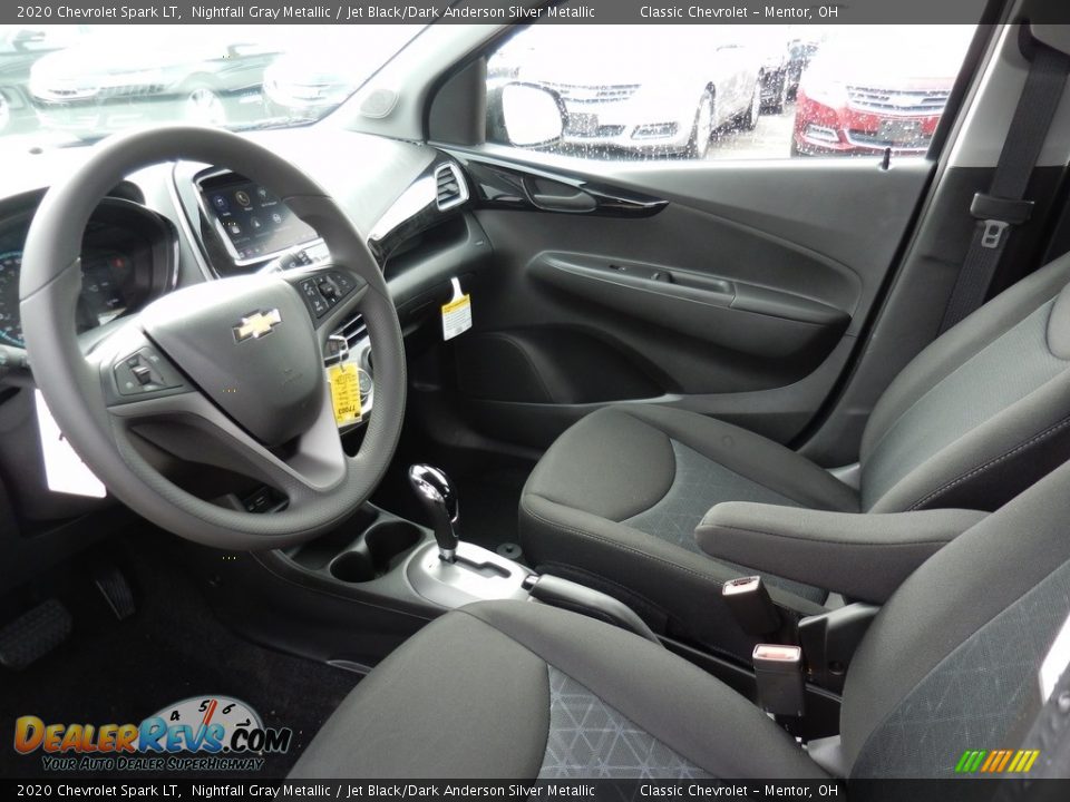 2020 Chevrolet Spark LT Nightfall Gray Metallic / Jet Black/Dark Anderson Silver Metallic Photo #6