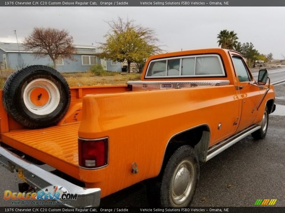 Orange 1976 Chevrolet C/K C20 Custom Deluxe Regular Cab Photo #9