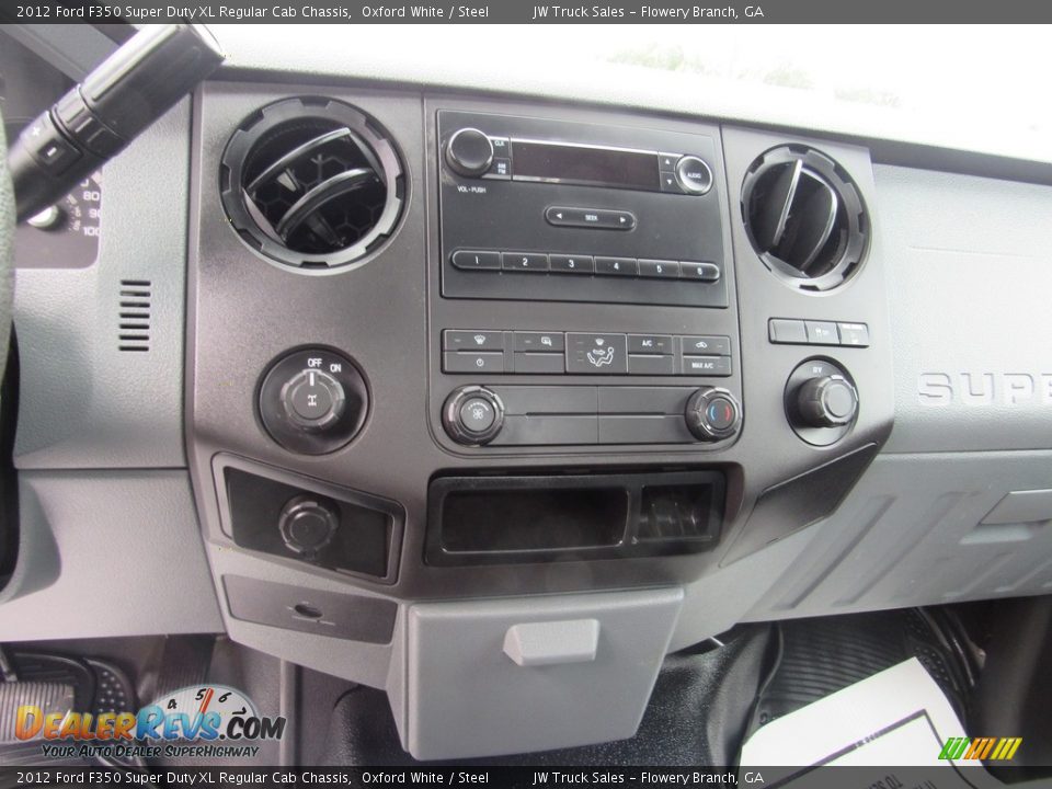 Controls of 2012 Ford F350 Super Duty XL Regular Cab Chassis Photo #23