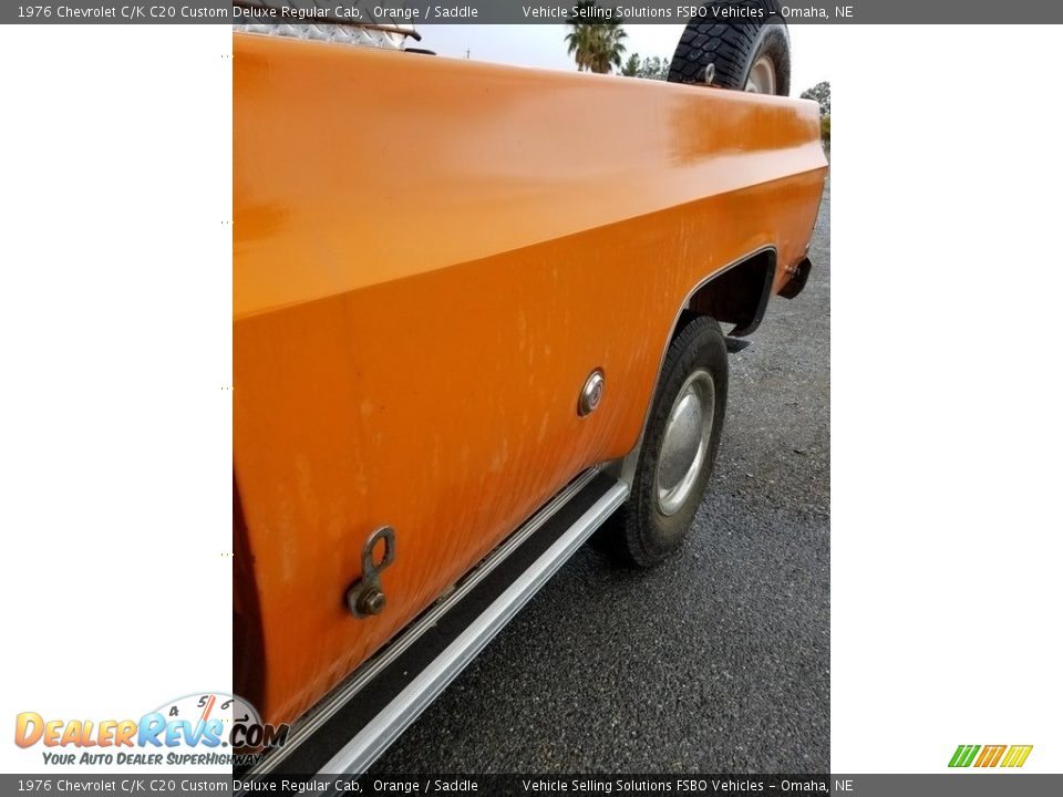 1976 Chevrolet C/K C20 Custom Deluxe Regular Cab Orange / Saddle Photo #11