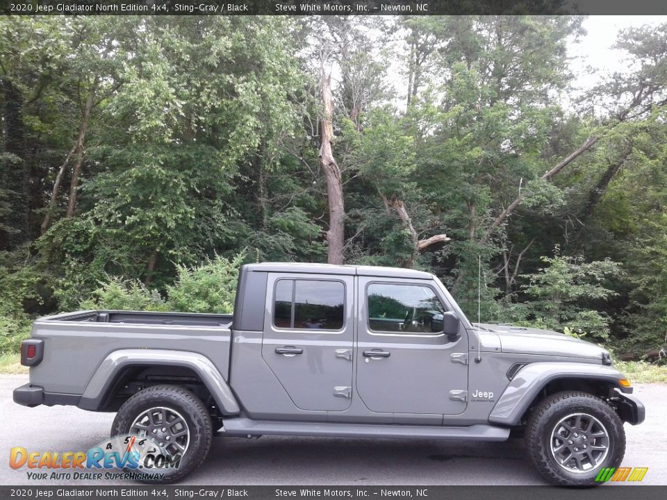 2020 Jeep Gladiator North Edition 4x4 Sting-Gray / Black Photo #5