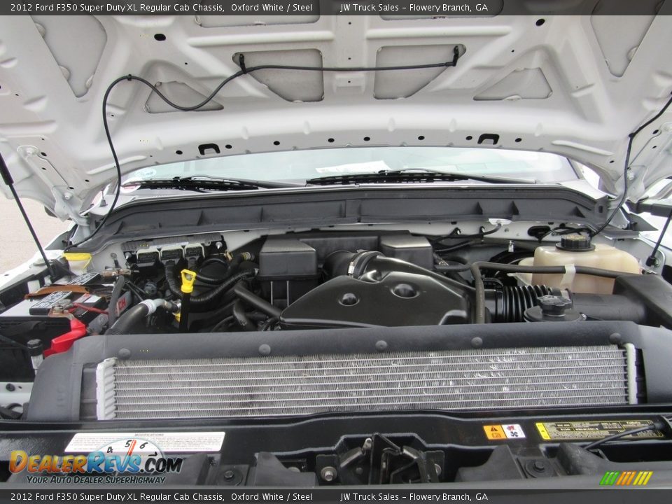 2012 Ford F350 Super Duty XL Regular Cab Chassis Oxford White / Steel Photo #29