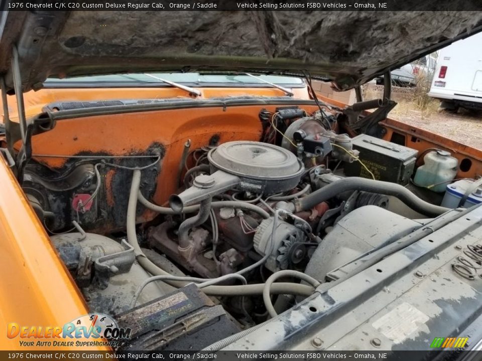 1976 Chevrolet C/K C20 Custom Deluxe Regular Cab 5.7 Liter OHV 16-Valve V8 Engine Photo #23