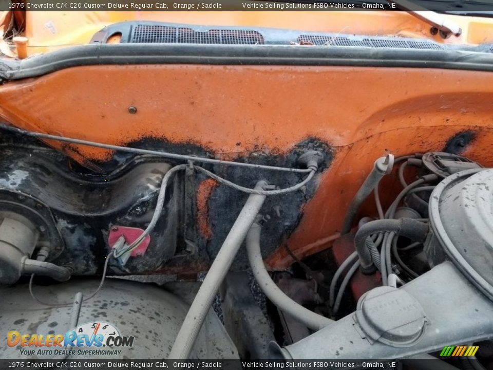 1976 Chevrolet C/K C20 Custom Deluxe Regular Cab Orange / Saddle Photo #26