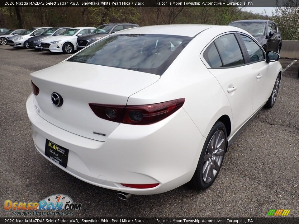 2020 Mazda MAZDA3 Select Sedan AWD Snowflake White Pearl Mica / Black Photo #2
