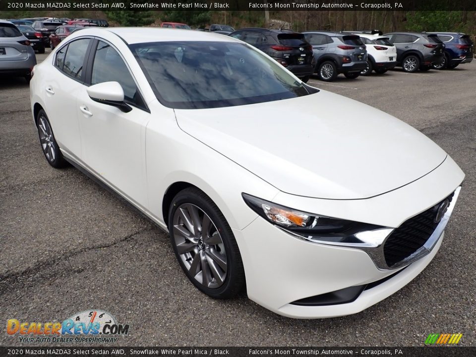 Front 3/4 View of 2020 Mazda MAZDA3 Select Sedan AWD Photo #3