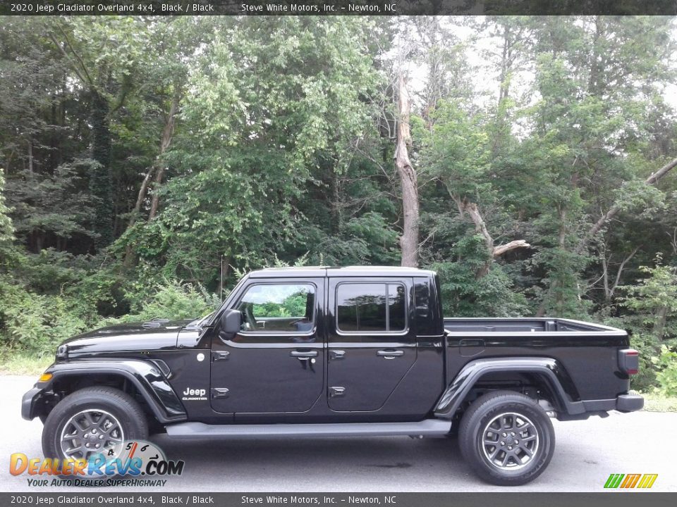 2020 Jeep Gladiator Overland 4x4 Black / Black Photo #1