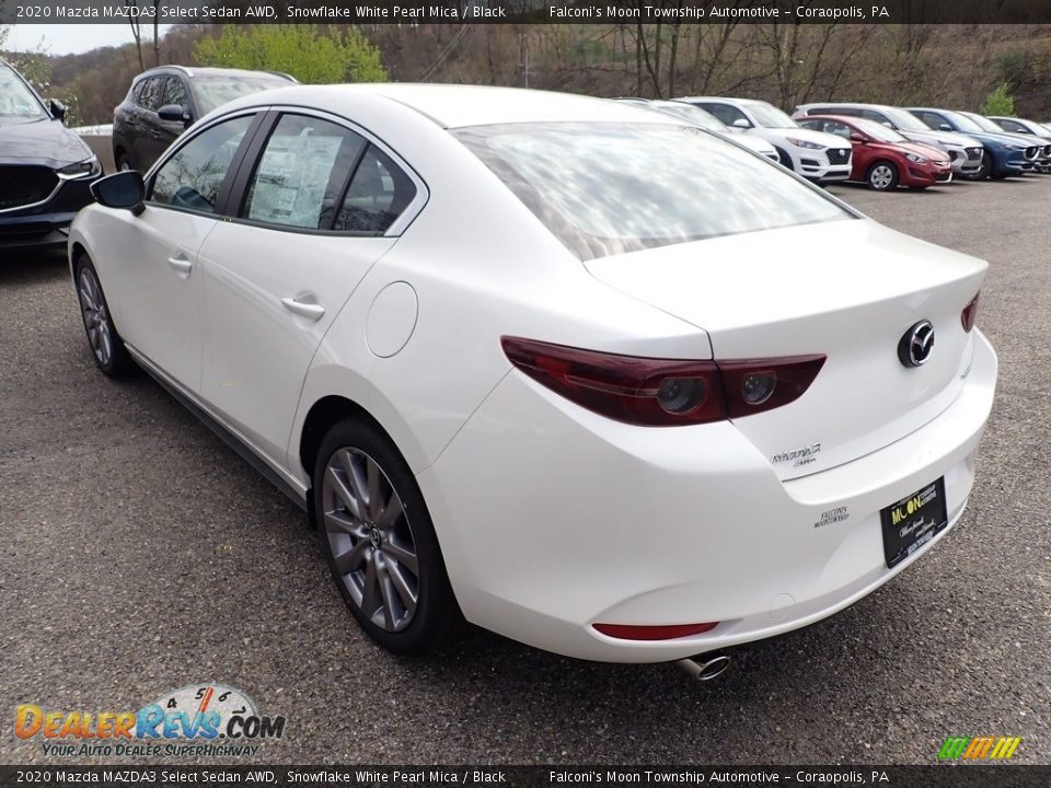 2020 Mazda MAZDA3 Select Sedan AWD Snowflake White Pearl Mica / Black Photo #6