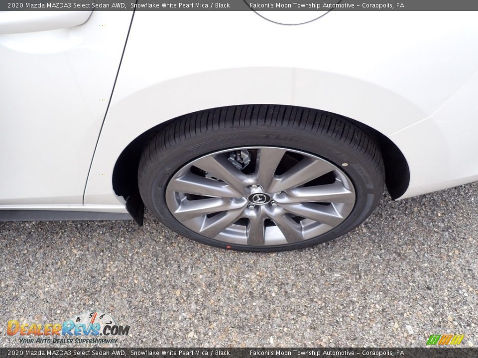 2020 Mazda MAZDA3 Select Sedan AWD Snowflake White Pearl Mica / Black Photo #7