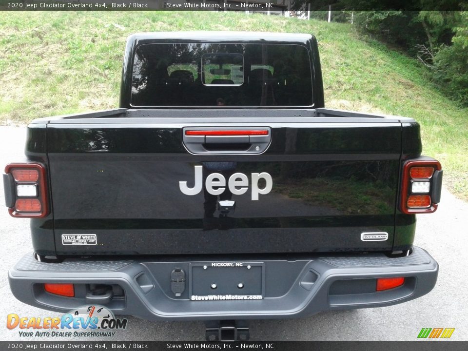 2020 Jeep Gladiator Overland 4x4 Black / Black Photo #7