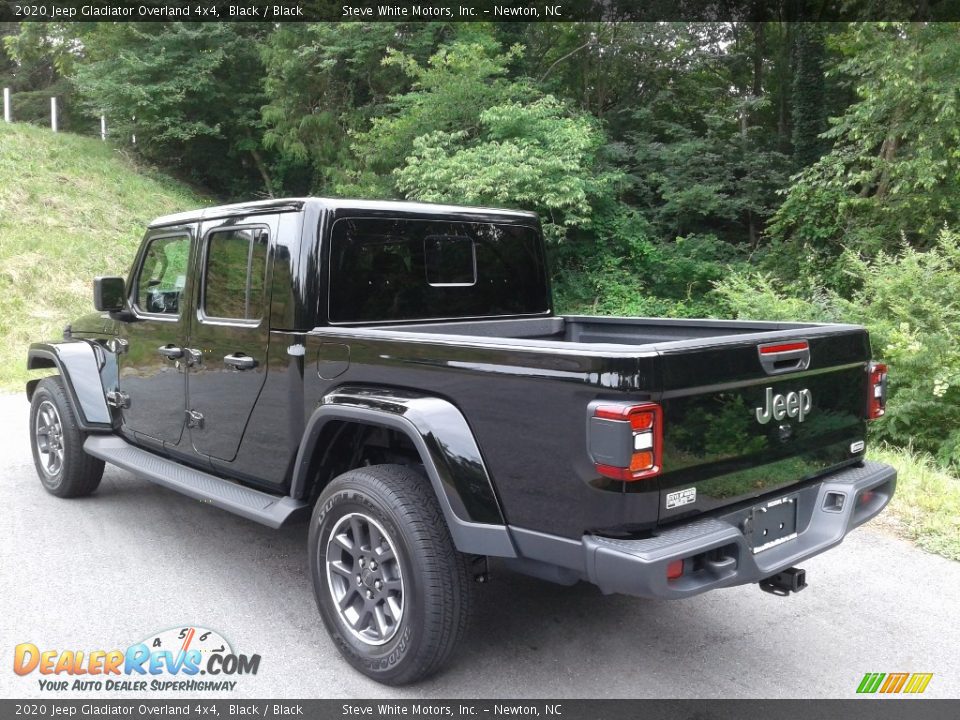 2020 Jeep Gladiator Overland 4x4 Black / Black Photo #9