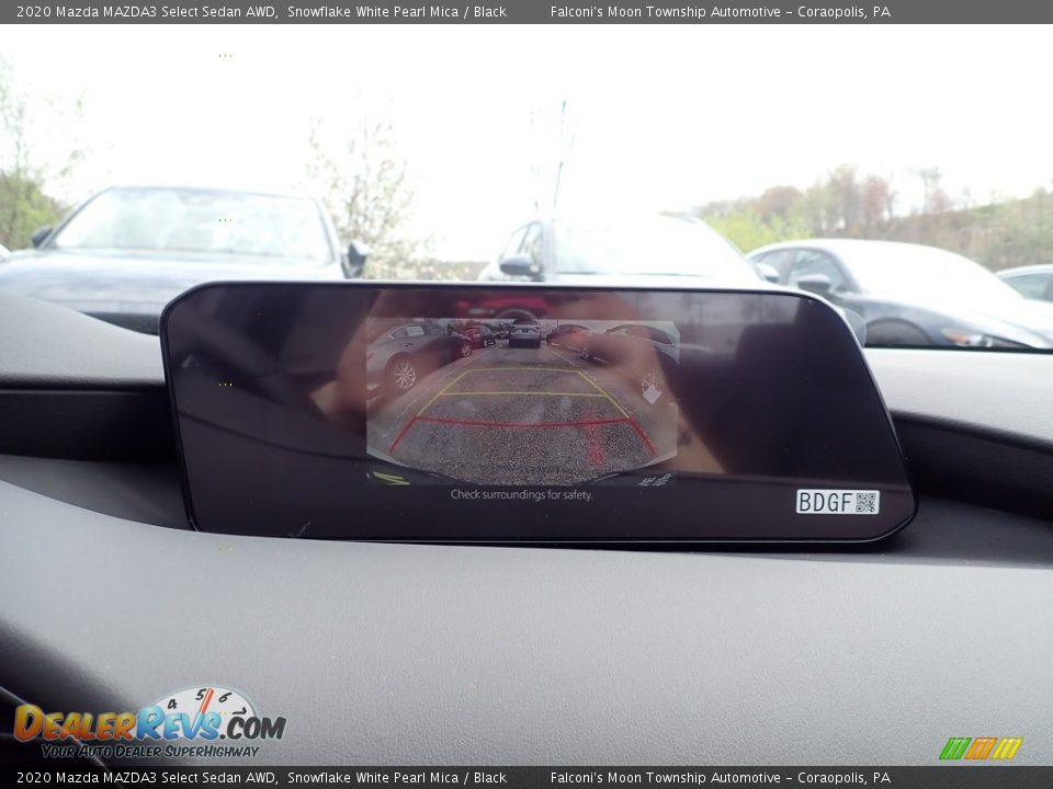 2020 Mazda MAZDA3 Select Sedan AWD Snowflake White Pearl Mica / Black Photo #14