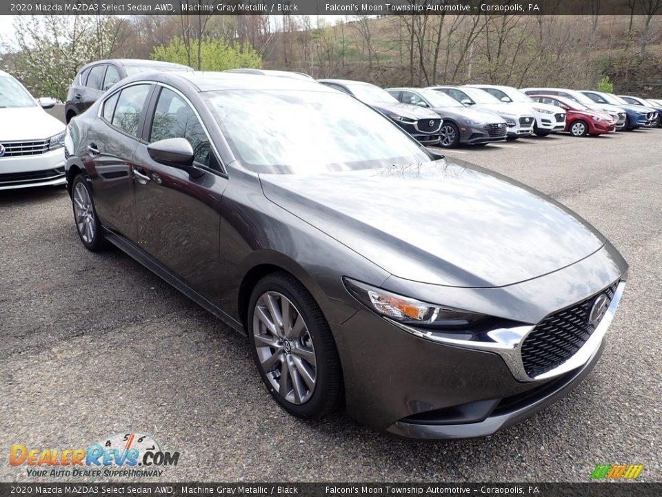 2020 Mazda MAZDA3 Select Sedan AWD Machine Gray Metallic / Black Photo #3