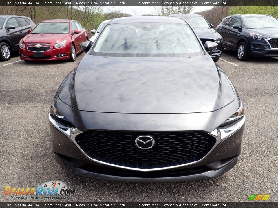 2020 Mazda MAZDA3 Select Sedan AWD Machine Gray Metallic / Black Photo #4