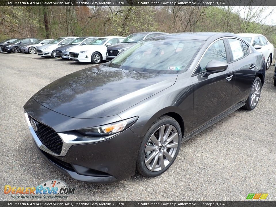 2020 Mazda MAZDA3 Select Sedan AWD Machine Gray Metallic / Black Photo #5