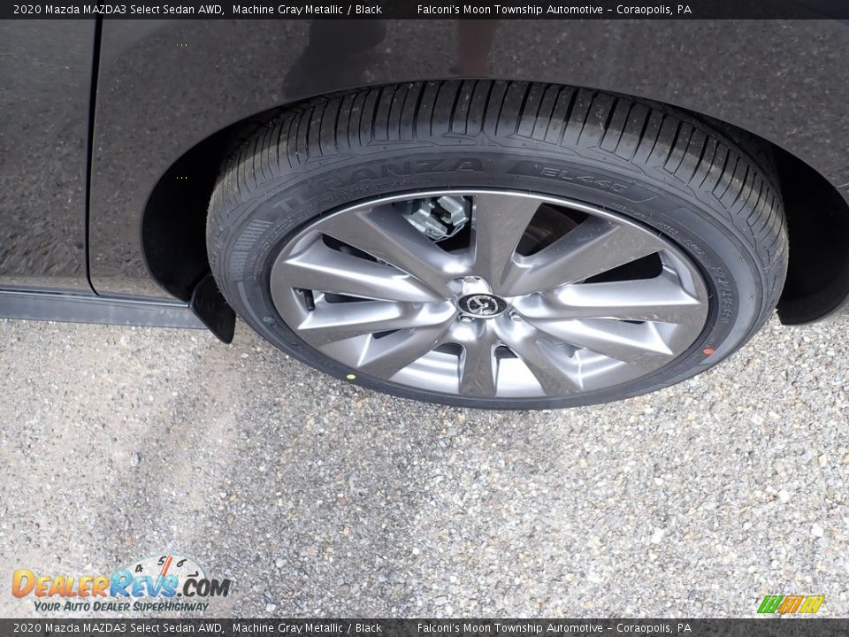 2020 Mazda MAZDA3 Select Sedan AWD Machine Gray Metallic / Black Photo #7